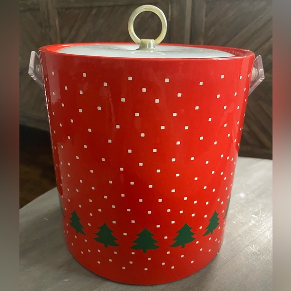 *Rare* Waechtersbach Germany Holiday Christmas Tree Snowflake Ice Bucket 1980s - Picture 2 of 7